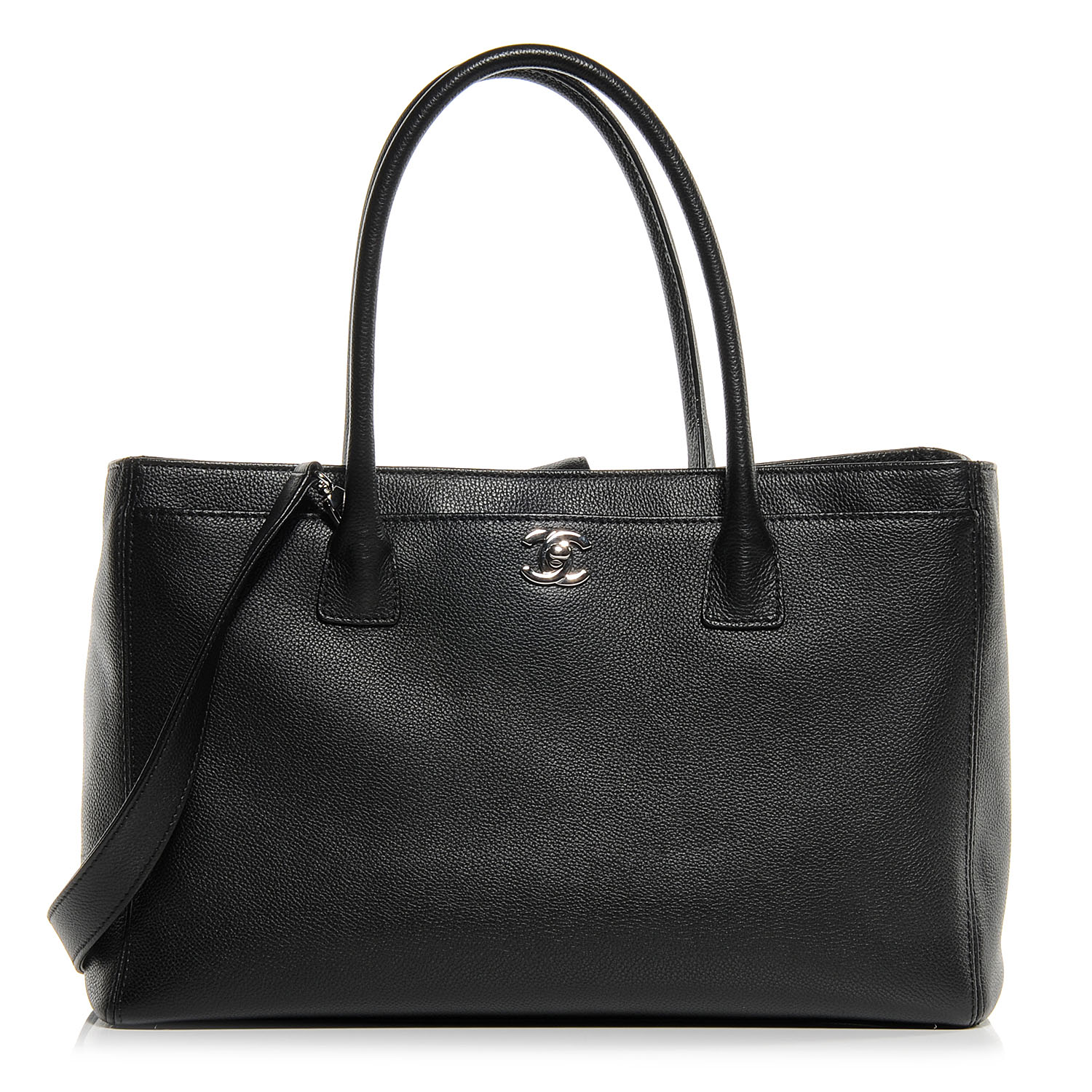 CHANEL Cerf Executive Shopper Tote Black 54709