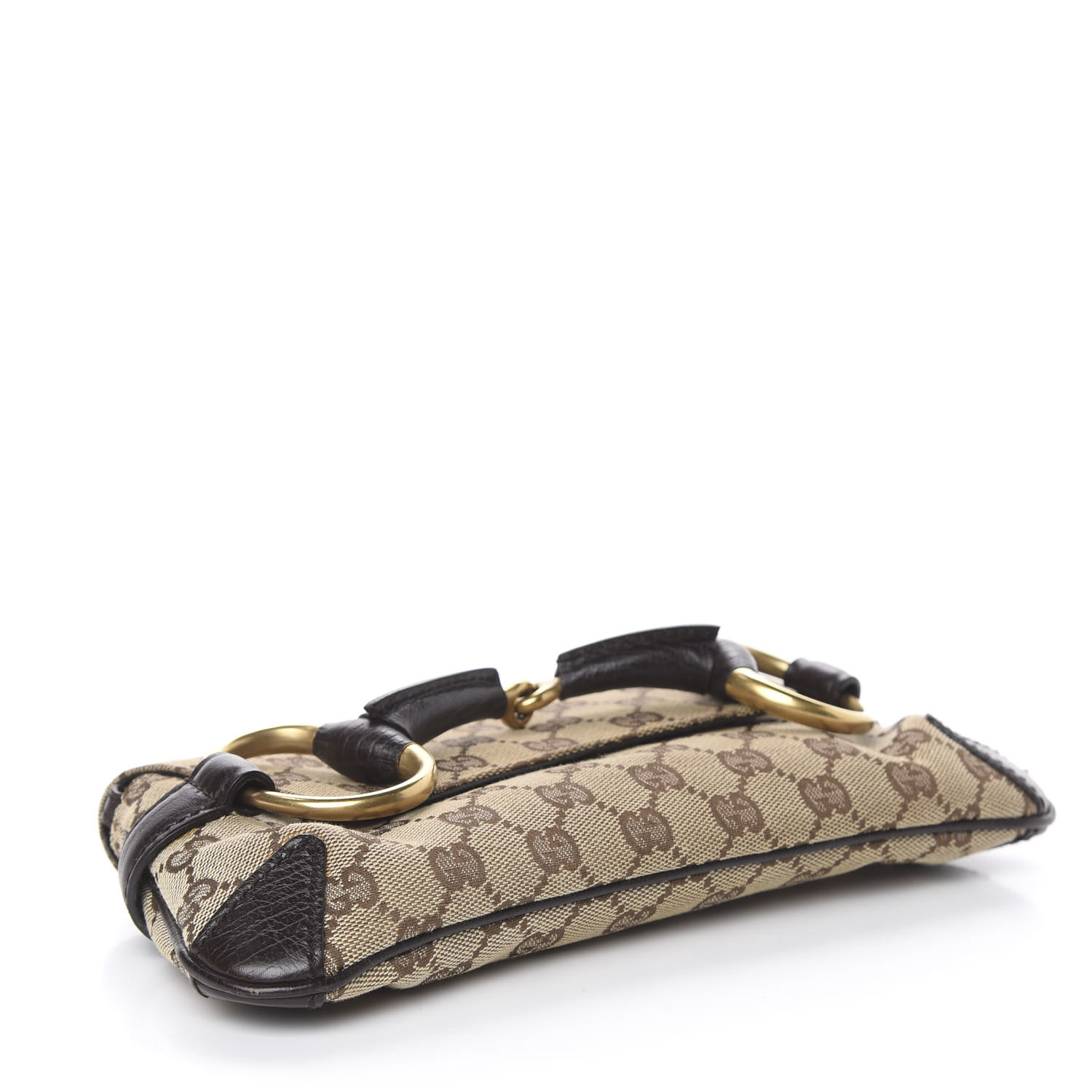 gucci monogram horsebit clutch