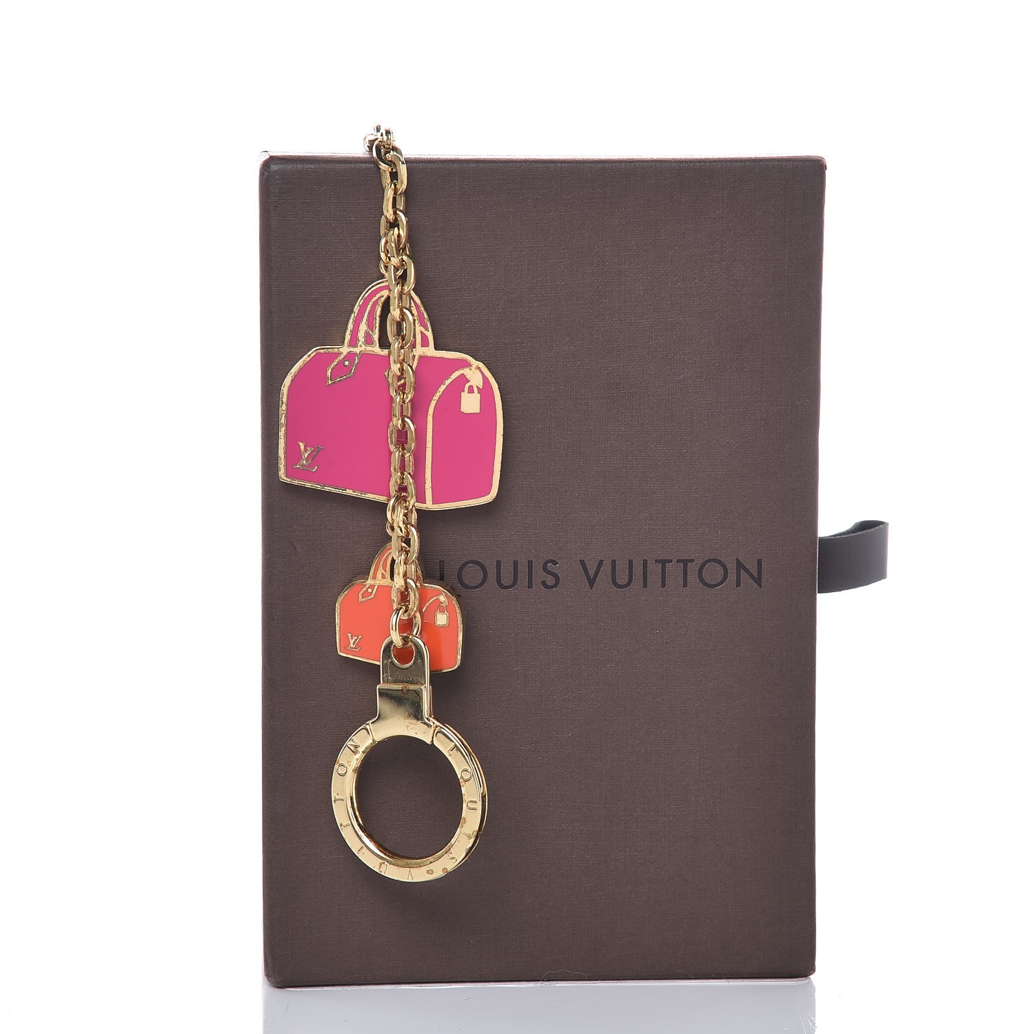 Louis Vuitton Black Fleur d'Epi Key Holder and Bag Charm at 1stDibs