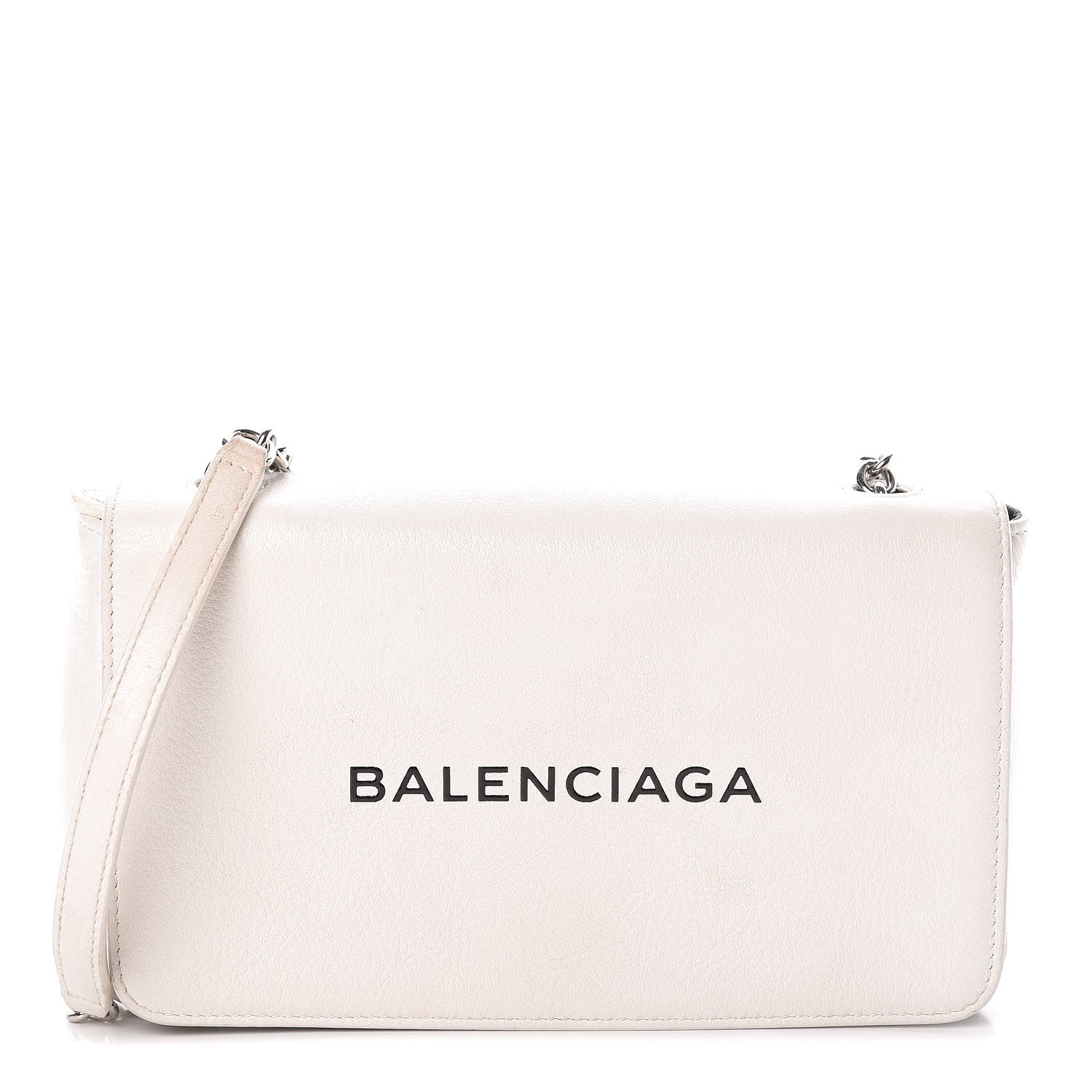 balenciaga everyday large chain wallet