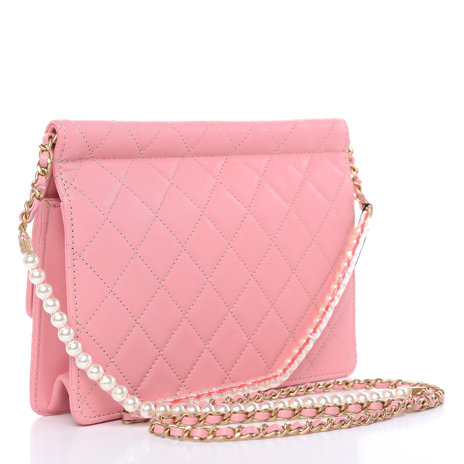 chanel pink lambskin