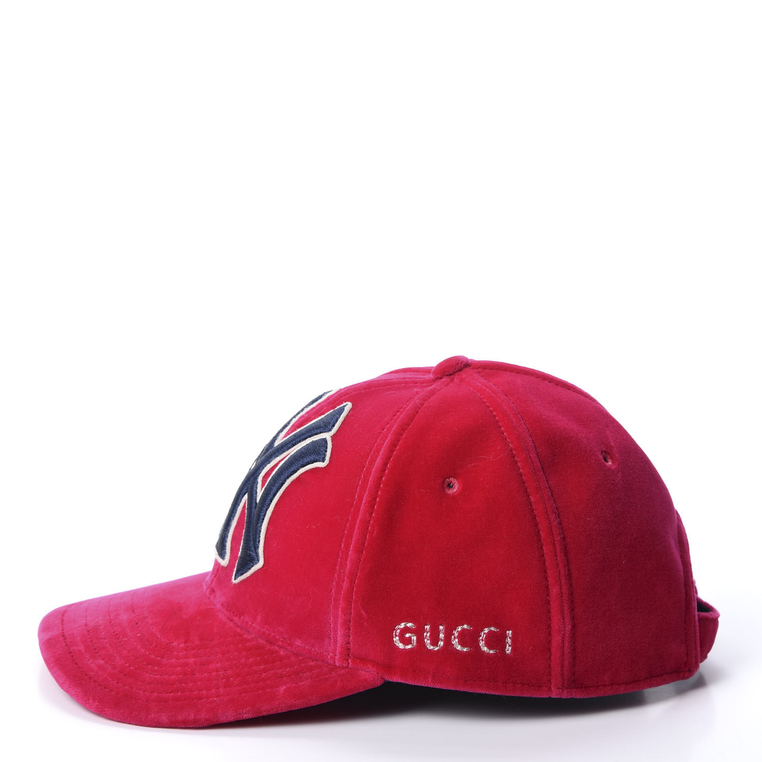 gucci velvet baseball hat