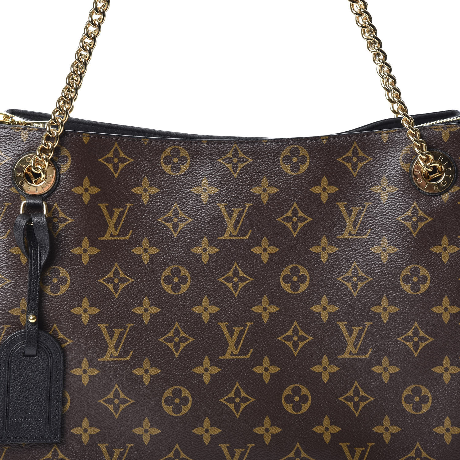 Louis Vuitton Monogram Surene Mm Black 518773