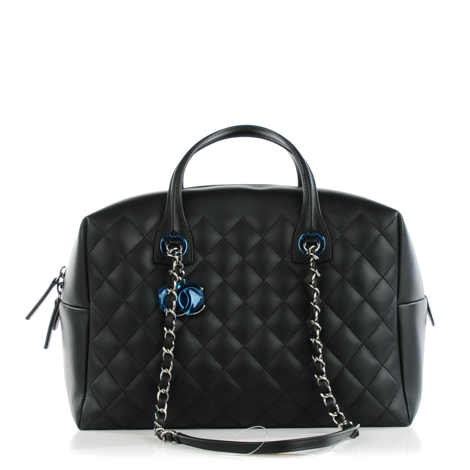 chanel bowling bag black