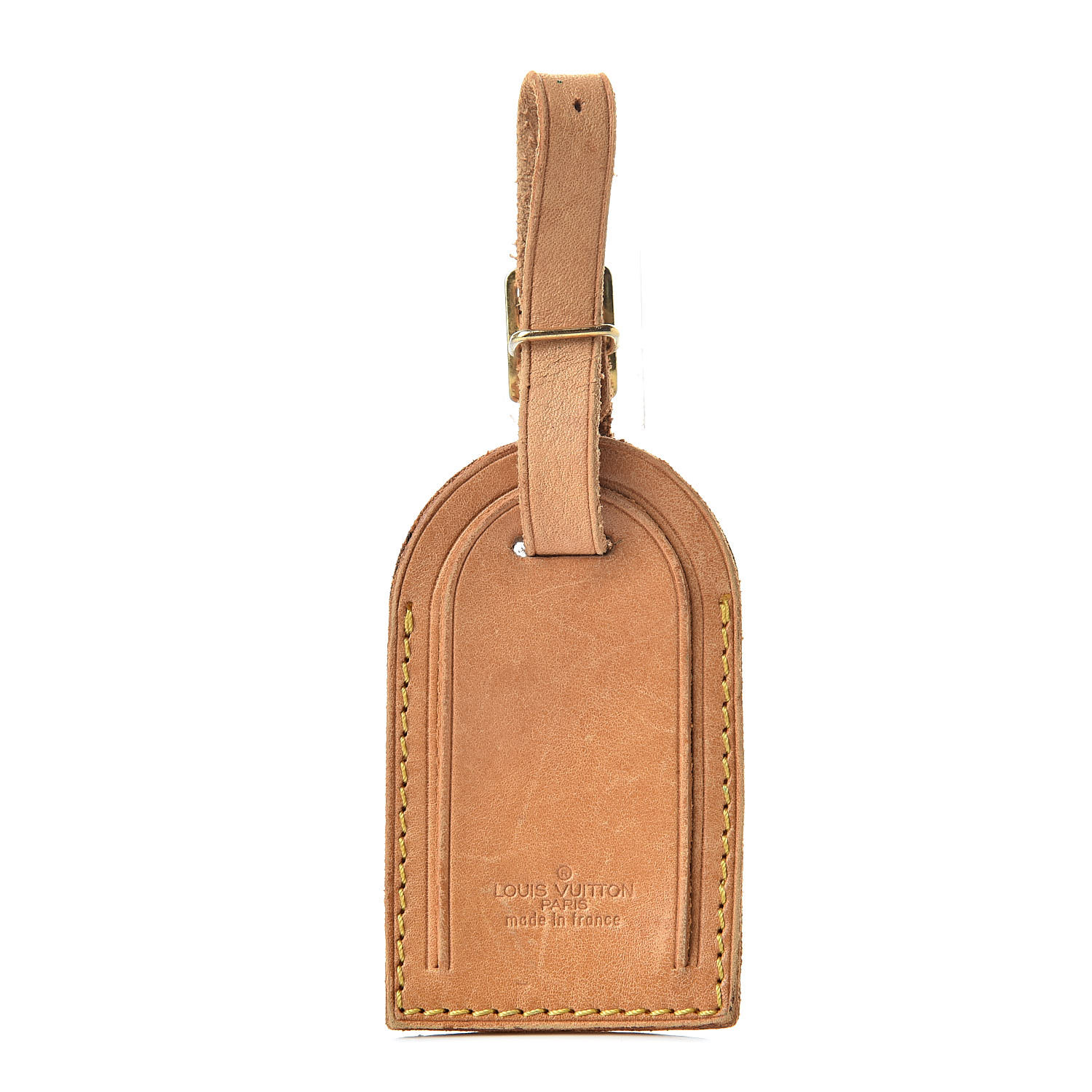 vachetta luggage tag