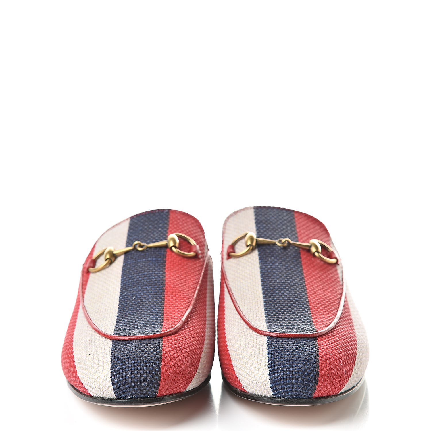 canvas gucci princetown mules