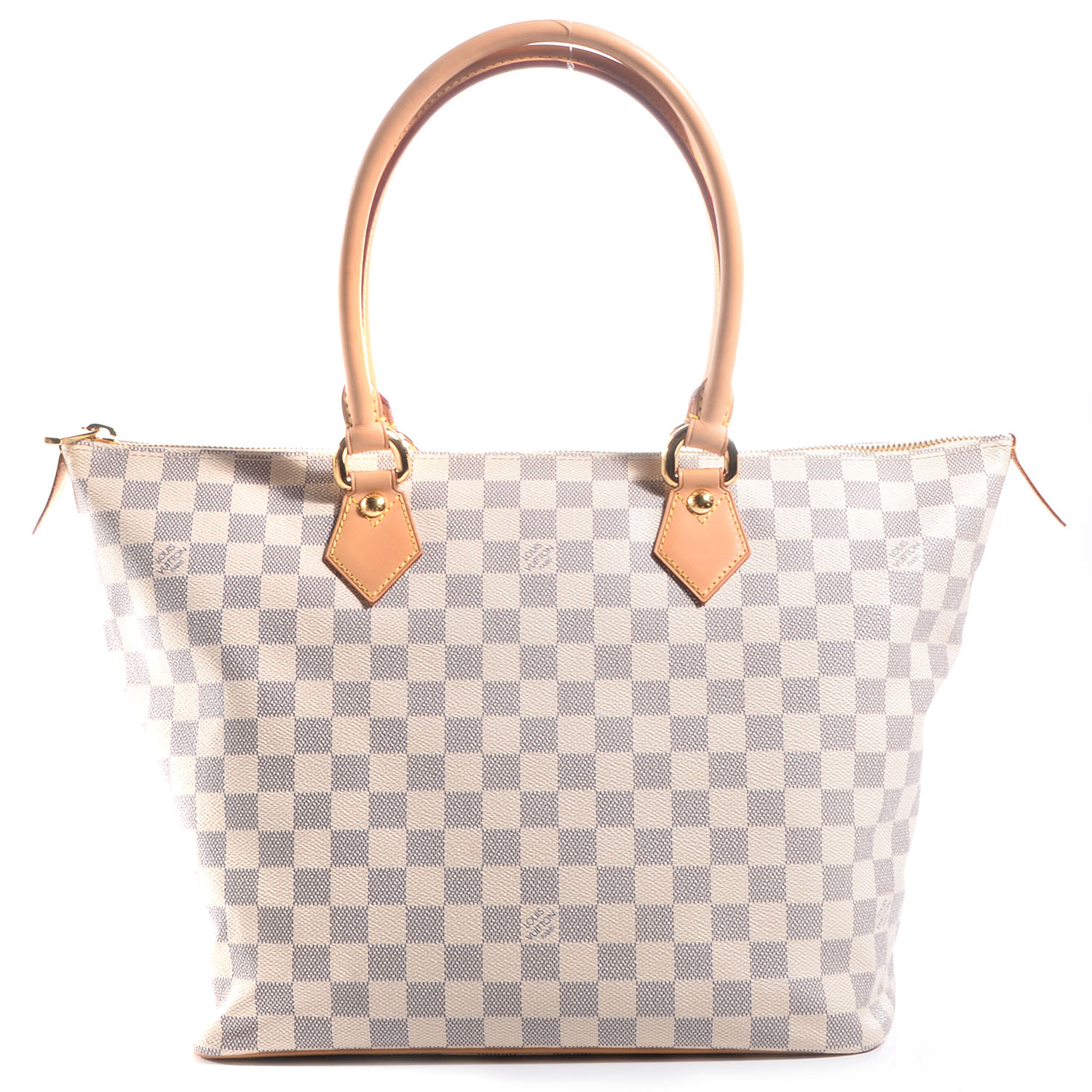 Louis Vuitton saleya MM Damier azur shoulder bag white for Sale in