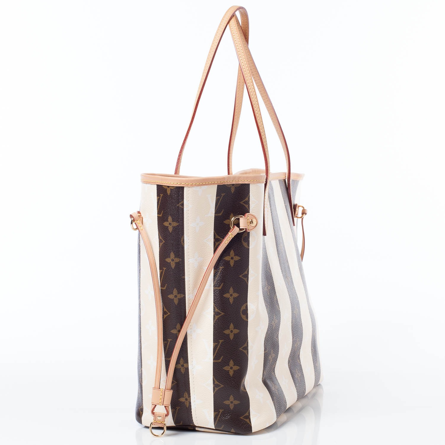 louis vuitton monogram rayures neverfull mm