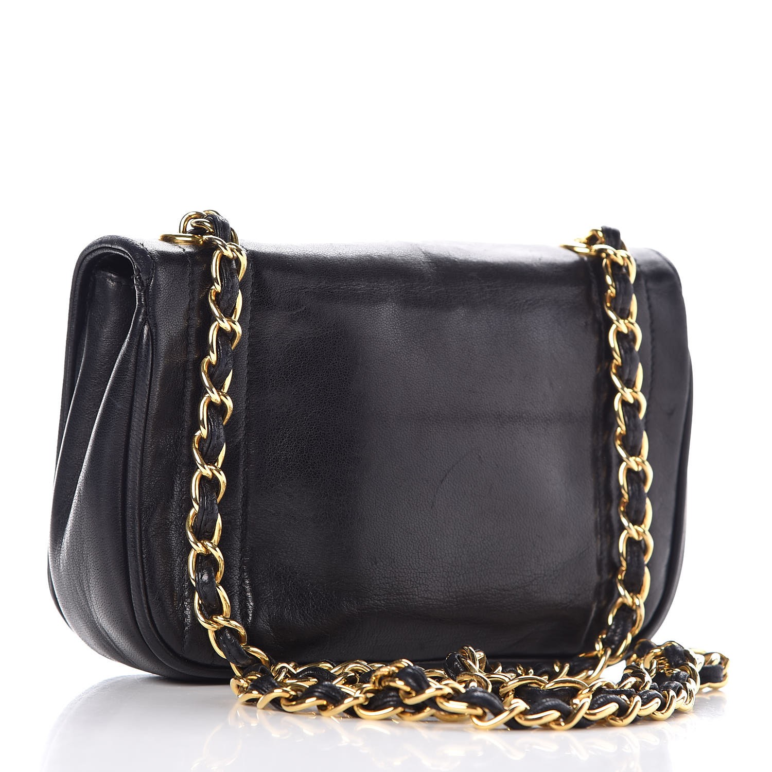 CHANEL Lambskin Mini CC Flap Black 326518