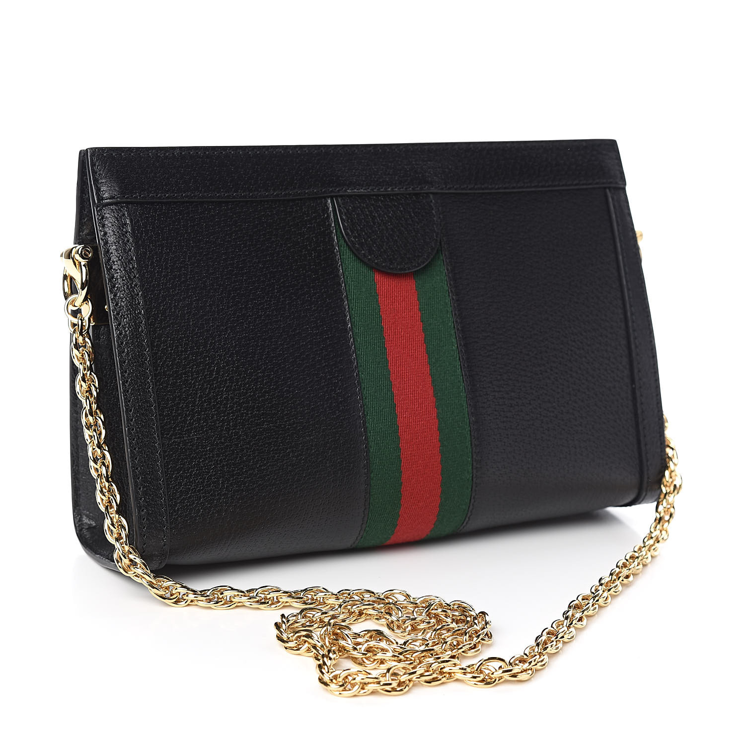 gucci ophidia chain small shoulder bag black