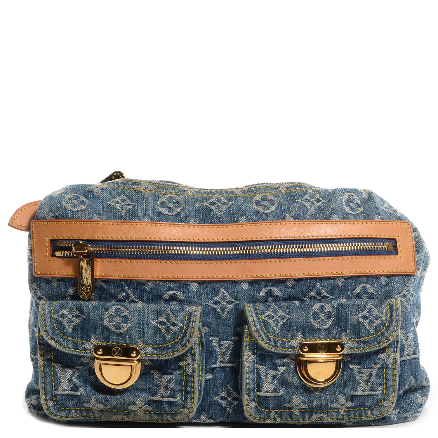 Louis Vuitton Denim Baggy Pm Blue 72545