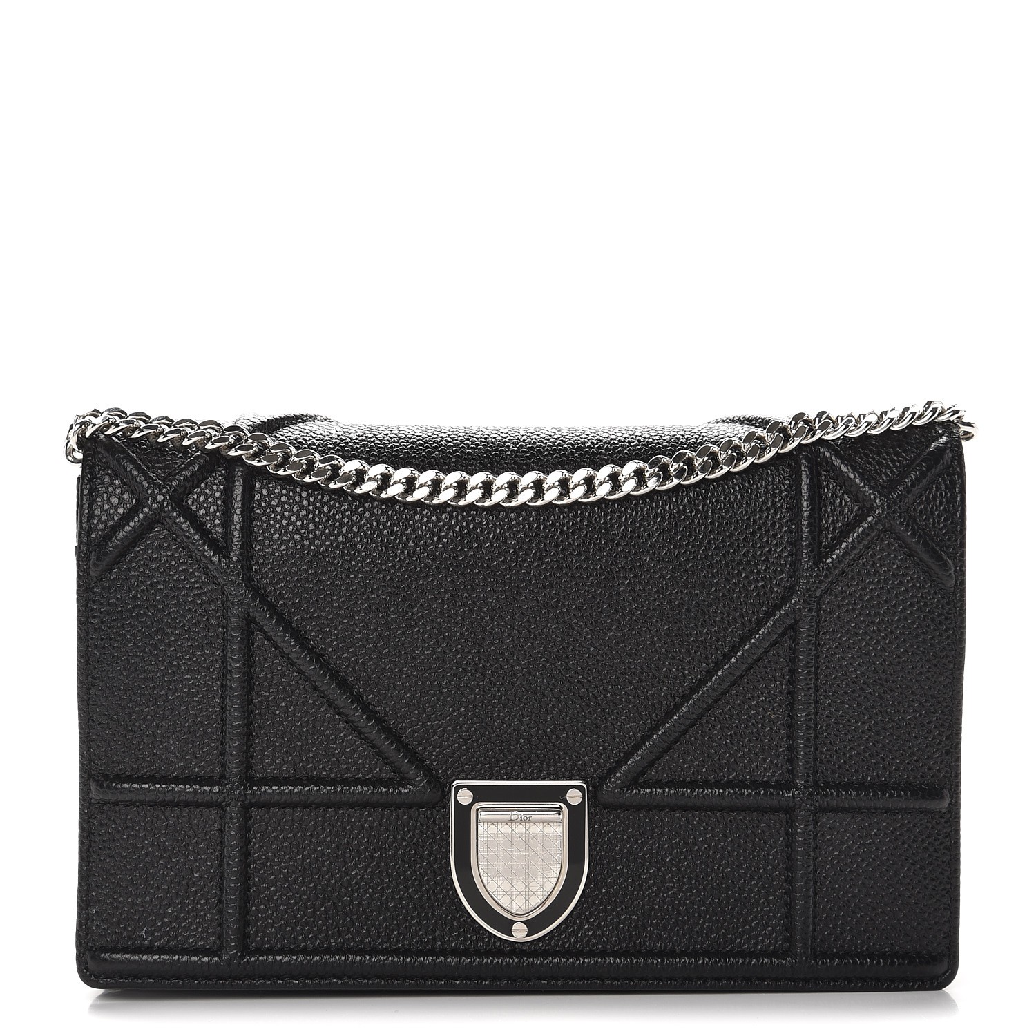 christian dior black clutch