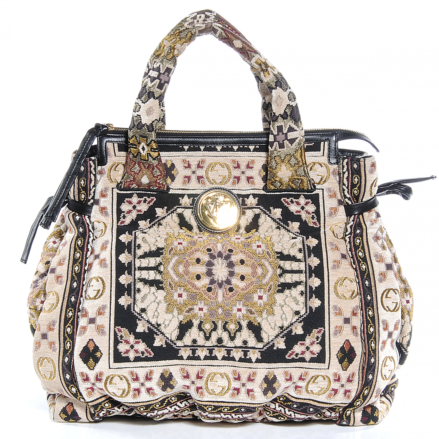 GUCCI Tapestry Large Hysteria Tote 51758