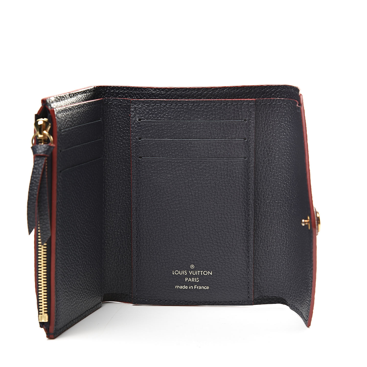 Louis Vuitton White Empreinte Monogram Leather Victorine Wallet
