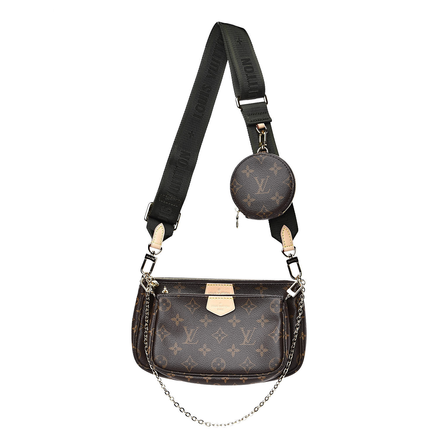 louis vuitton black crossbody strap