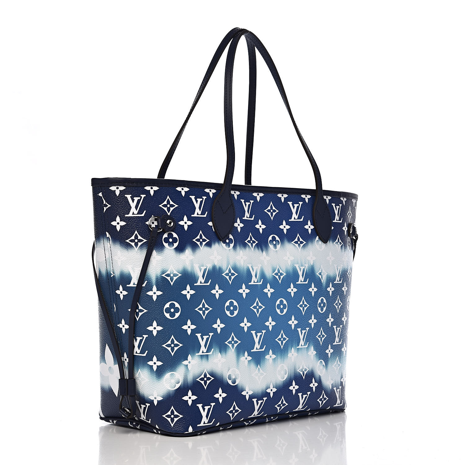 Louis Vuitton Neverfull MM Bag Monogram Canvas In Gradient Blue