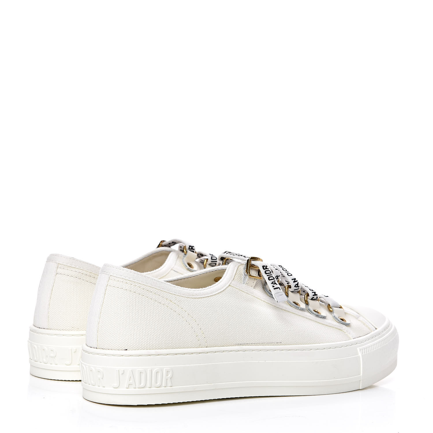 dior white low canvas