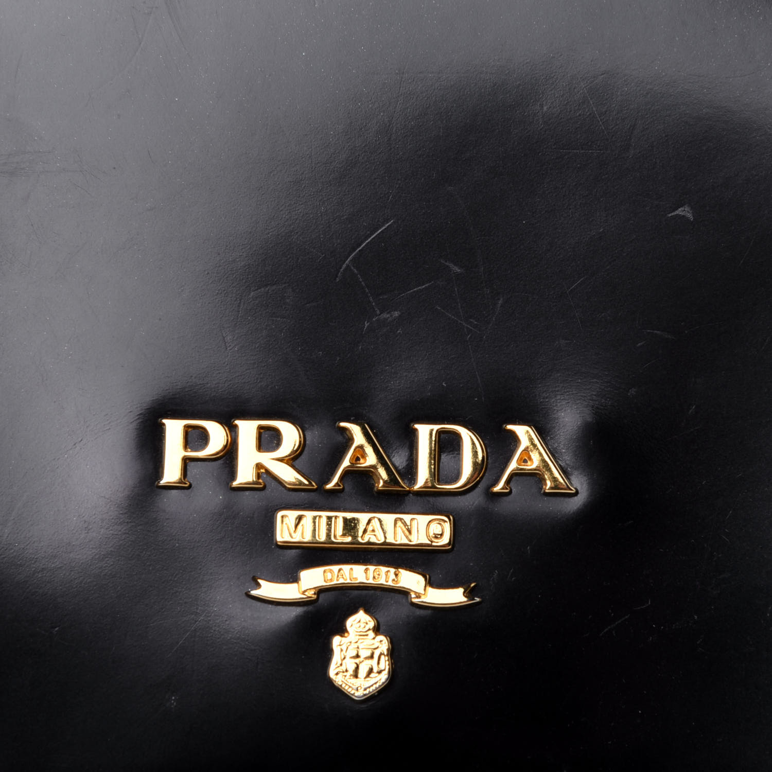 PRADA Spazzolato Crossbody Bag Black 761820 | FASHIONPHILE