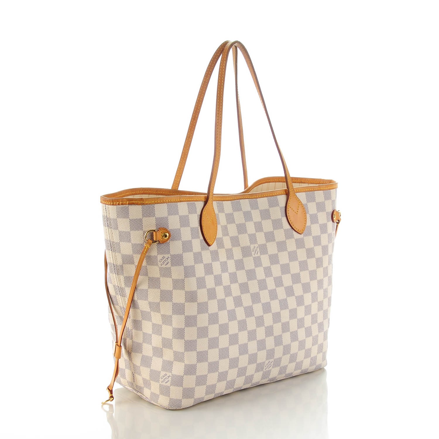 vuitton neverfull damier azur