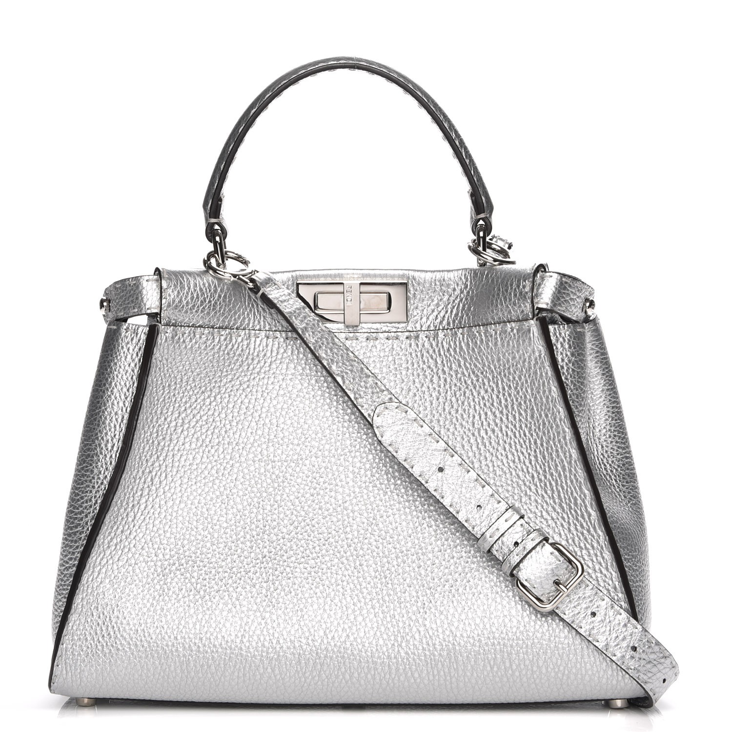 silver fendi bag