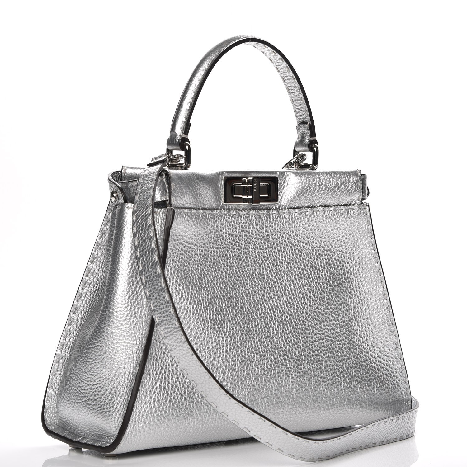 fendi peekaboo silver