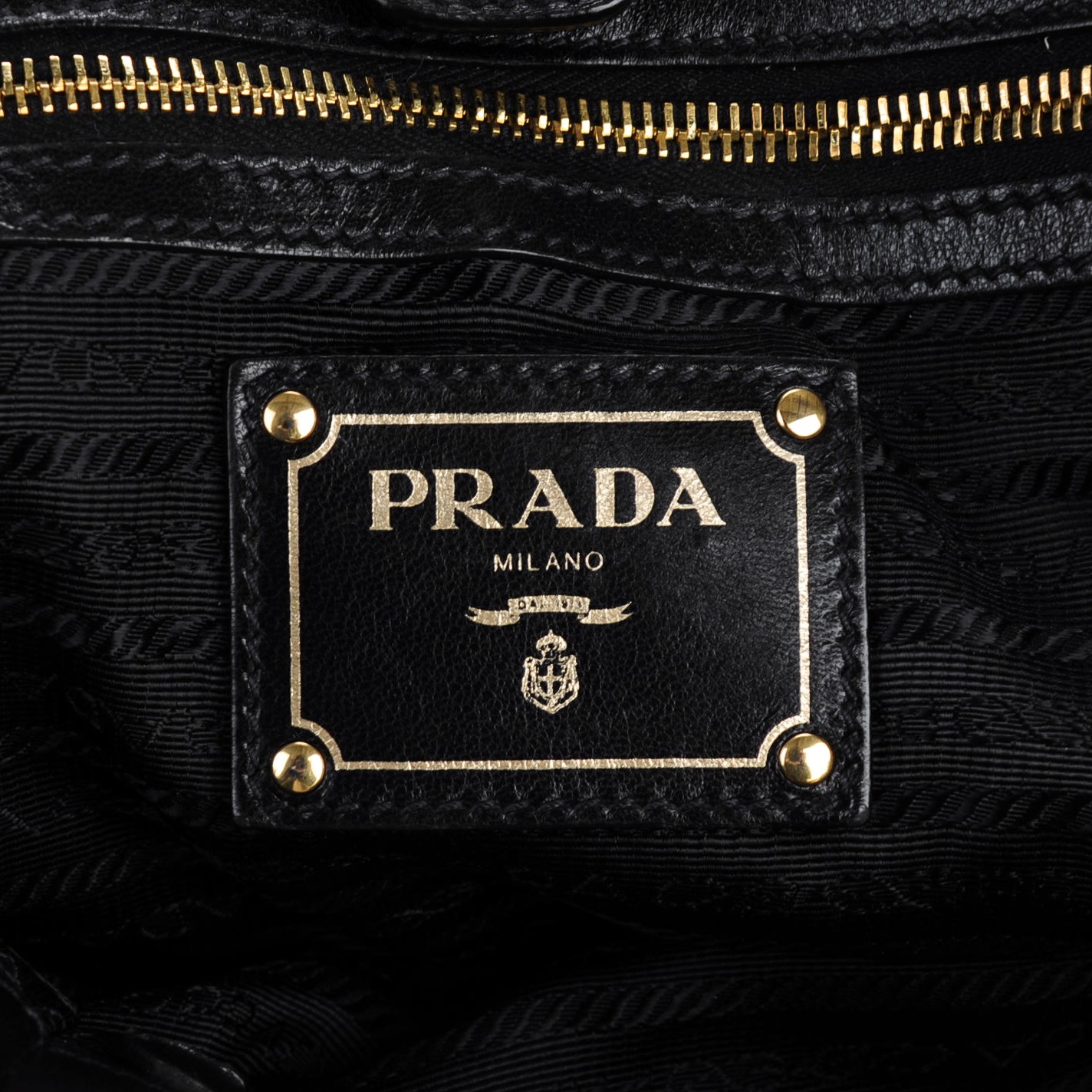 PRADA Tessuto Nylon Logo Tote Nero Black 157005