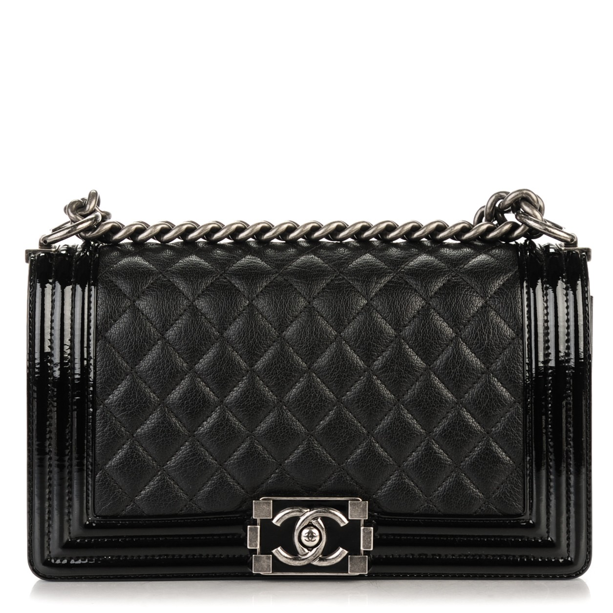 goatskin quilted medium chanel 19 flap black