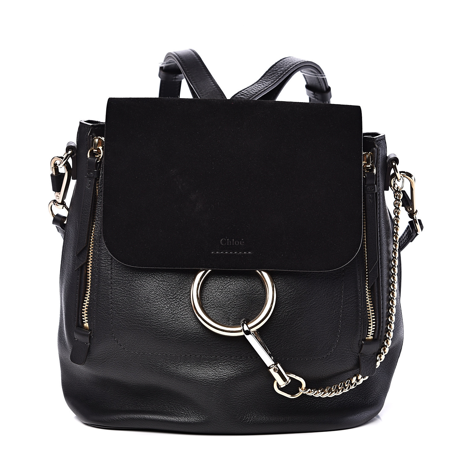 chloe backpack black