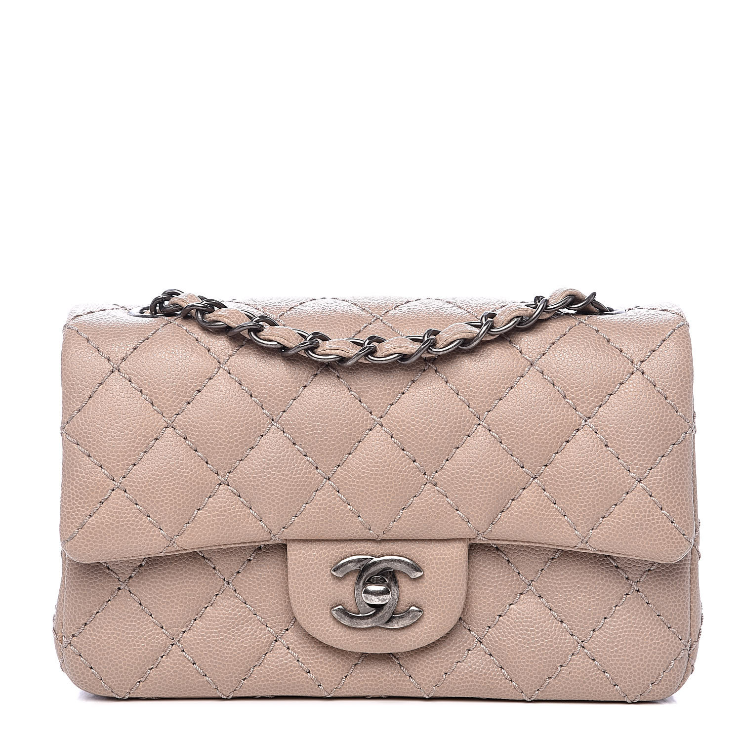 chanel 18s beige mini