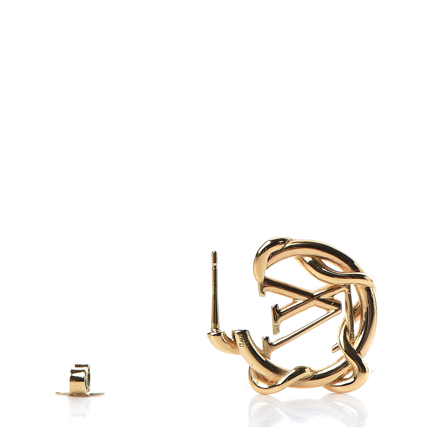 louis vuitton garden louise hoop earrings