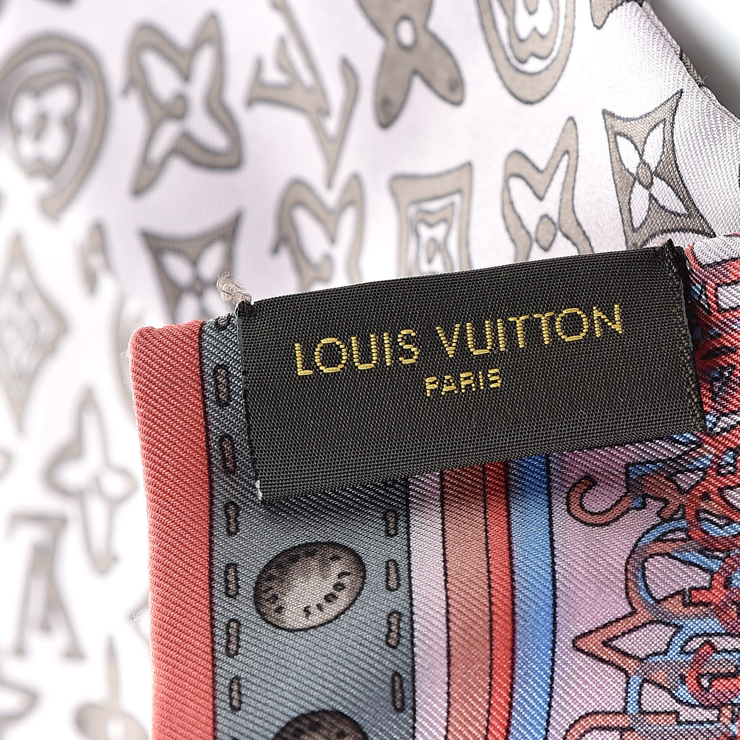 Louis Vuitton Monogram Maps Silk Bandeau - Ann's Fabulous Closeouts