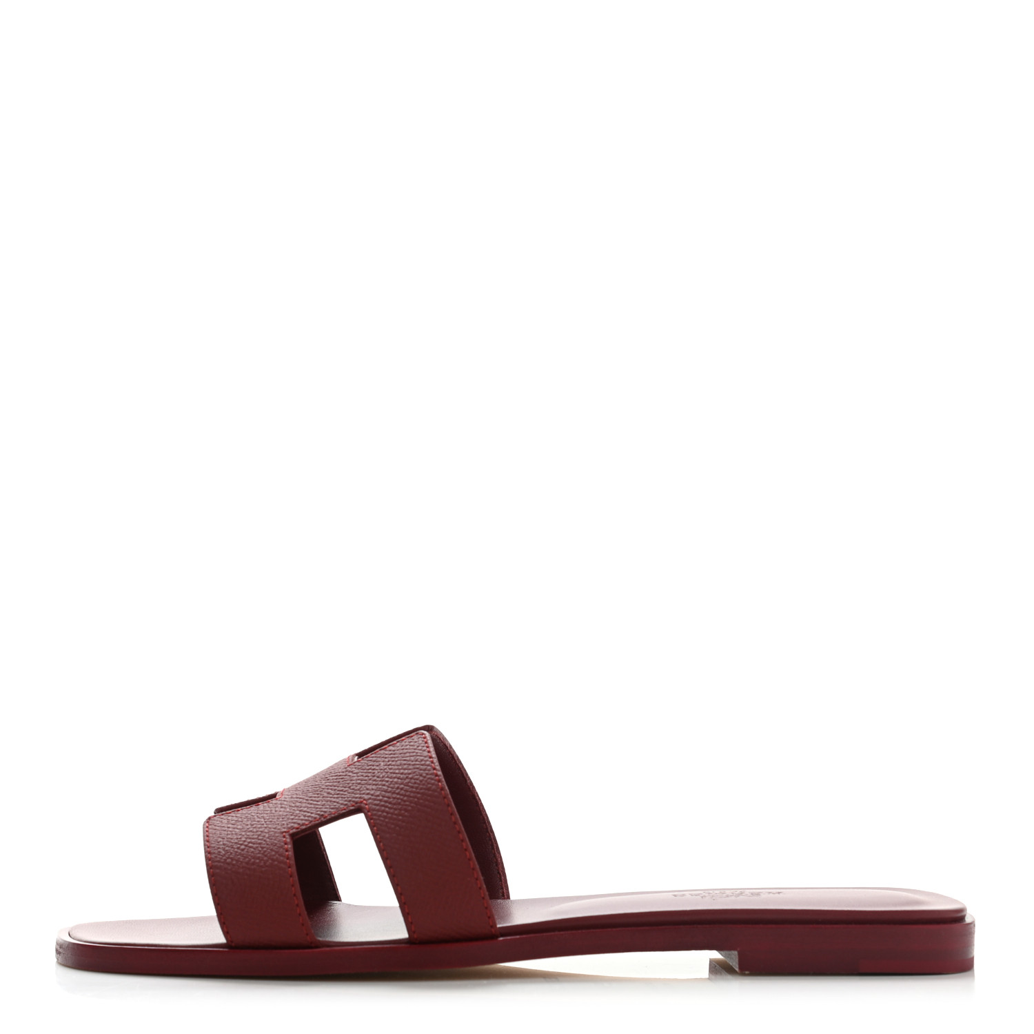 Hermes oran sandals Rouge H size 38 - ASL1438