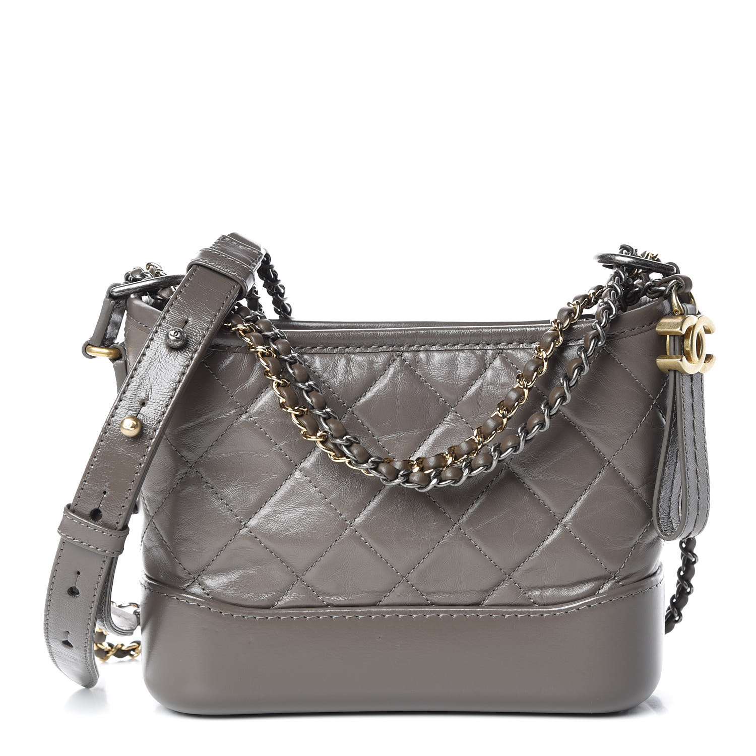 chanel gabrielle bag grey