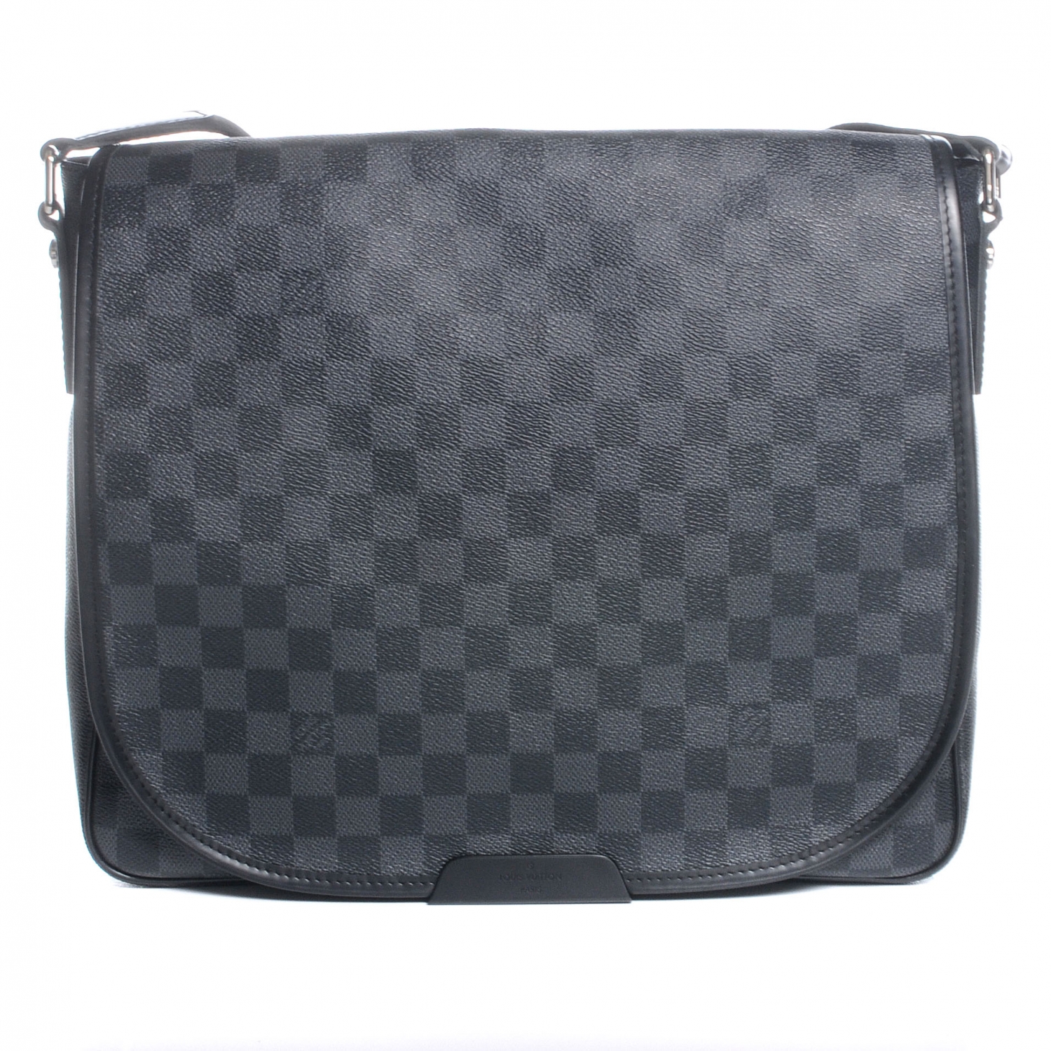 LOUIS VUITTON Damier Graphite District MM 46098