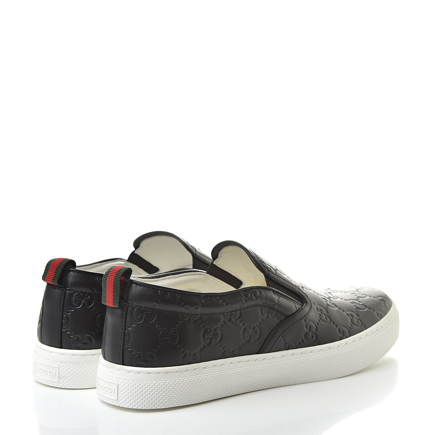 gucci dublin slip on sneakers