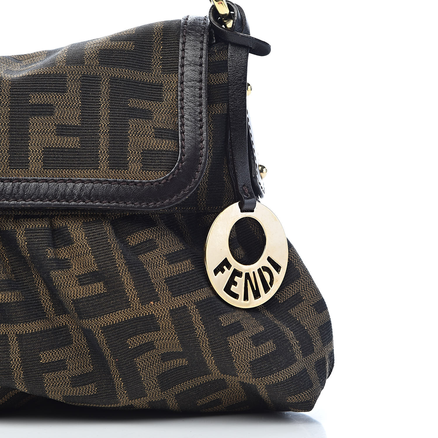 fendi chef zucca shoulder bag