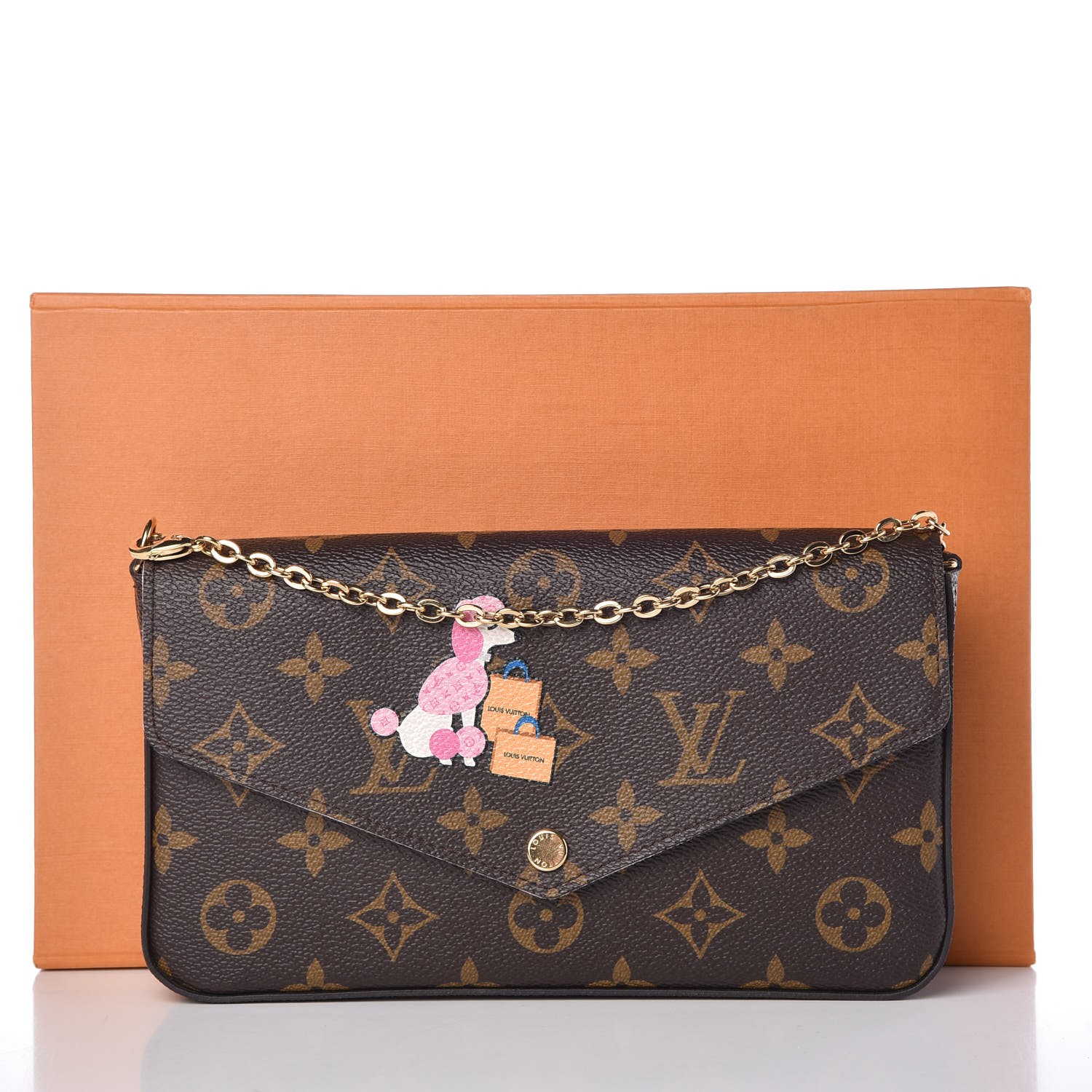 Treasure box 24 LOUIS VUITTON in Brown Monogram Canvas For Sale at 1stDibs