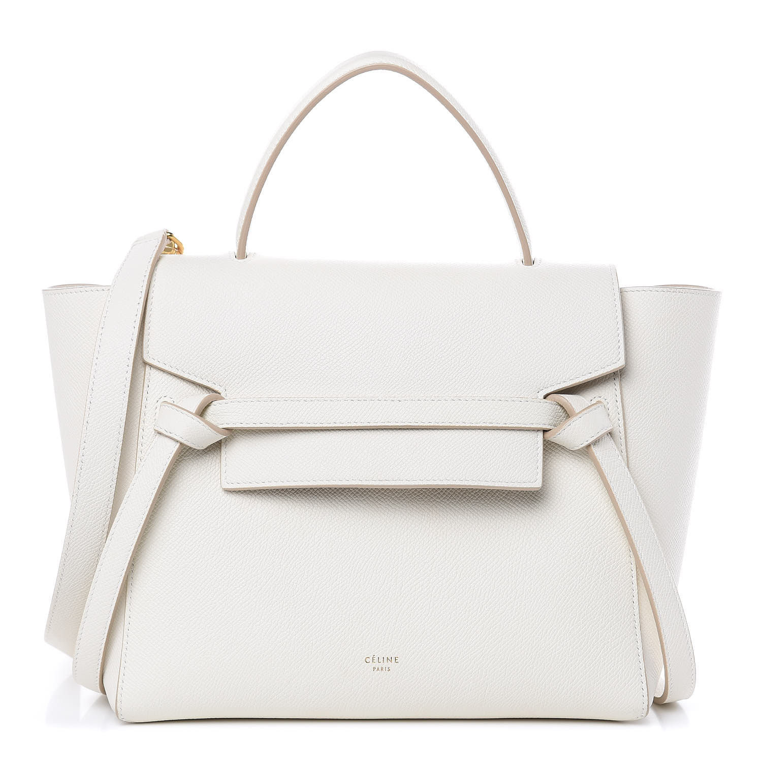 celine belt bag white