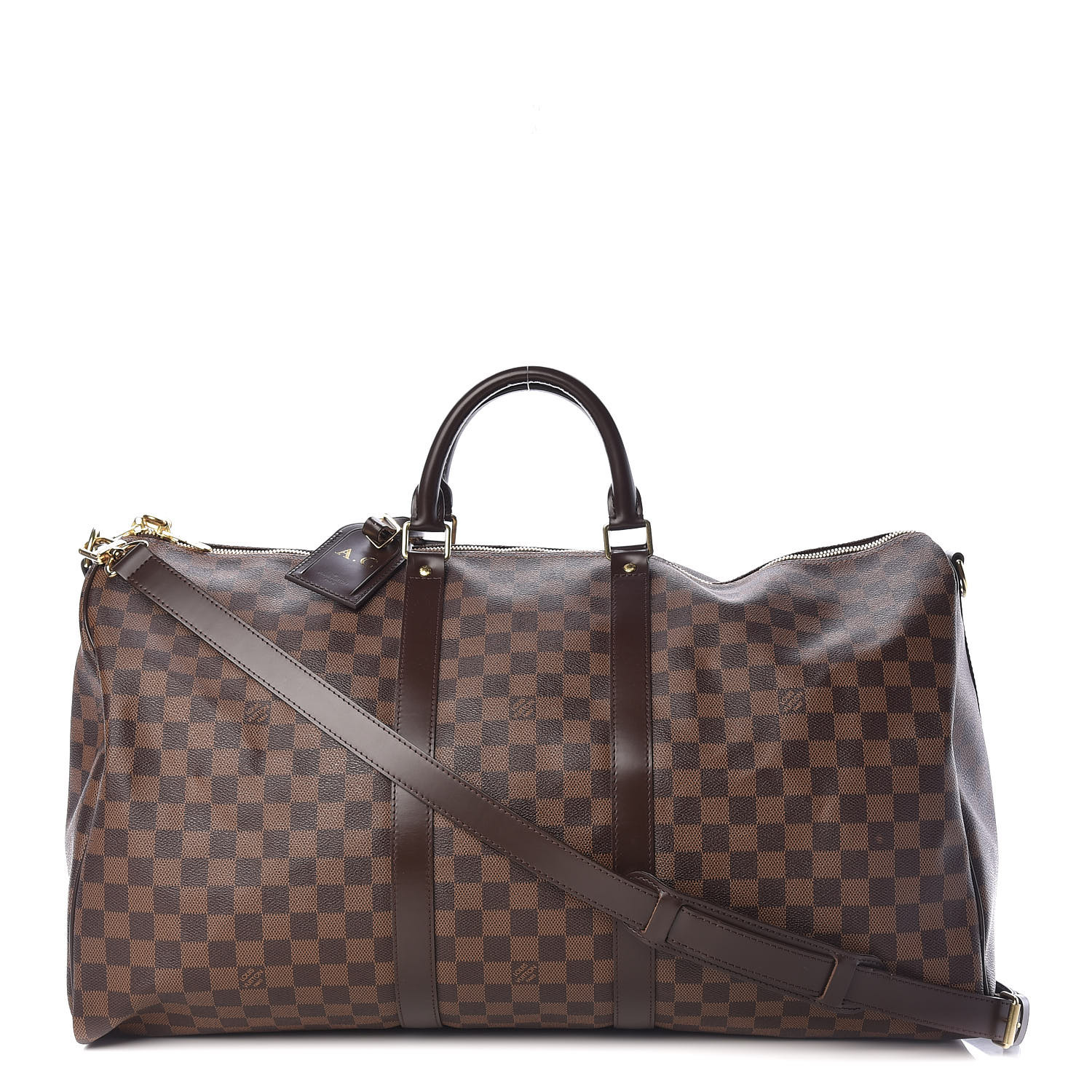 louis vuitton damier ebene keepall bandouliere 55