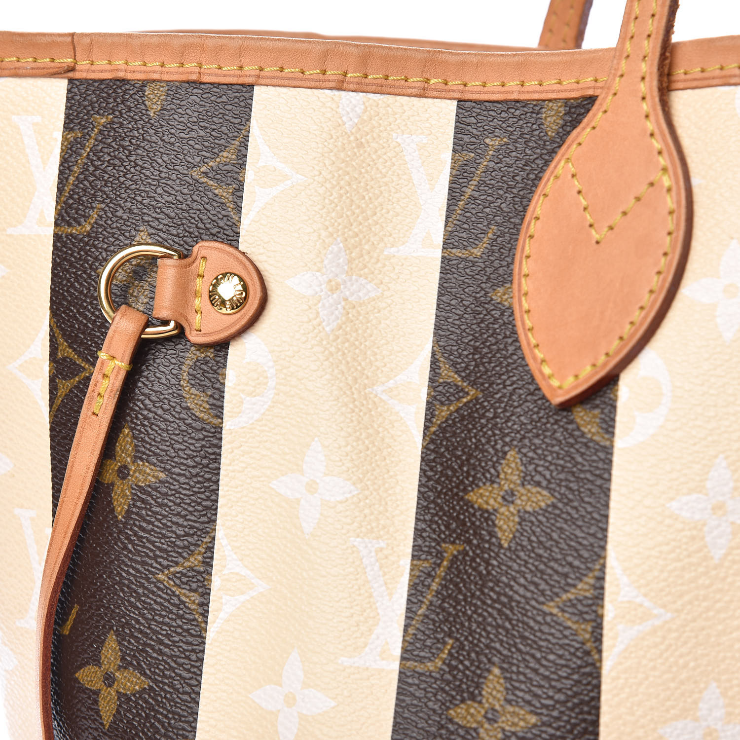 louis vuitton monogram rayures neverfull mm