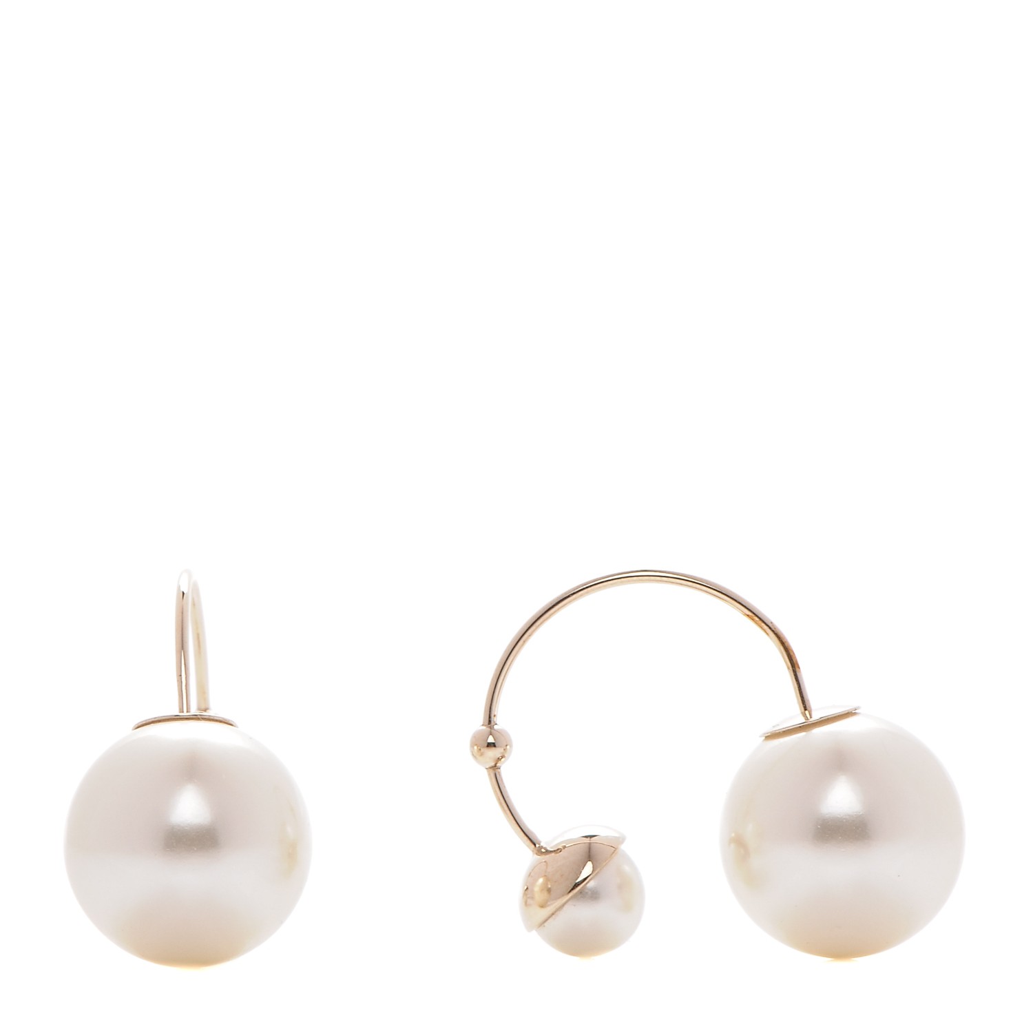 dior earring pearl