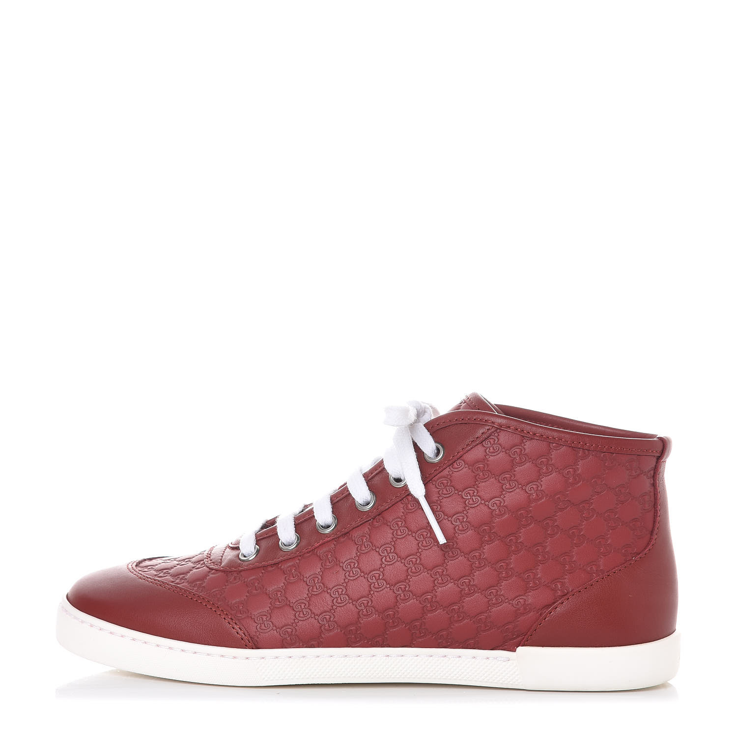 red gucci high top sneakers