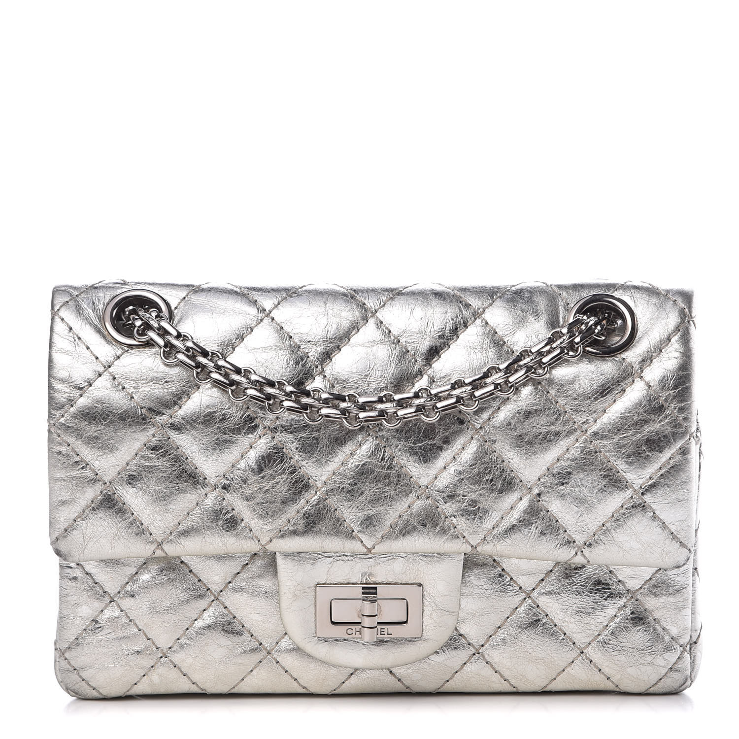 chanel silver reissue