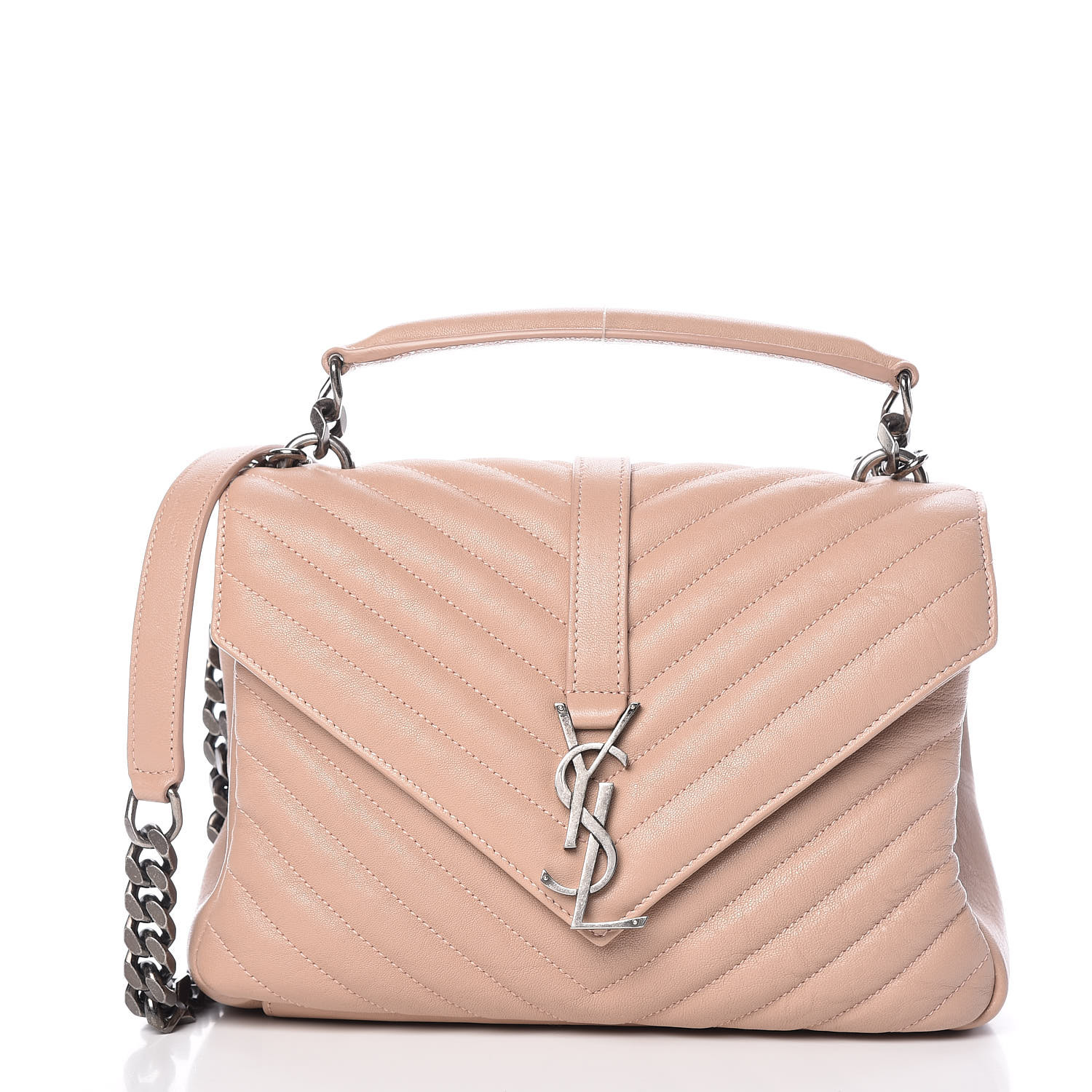 ysl college bag beige