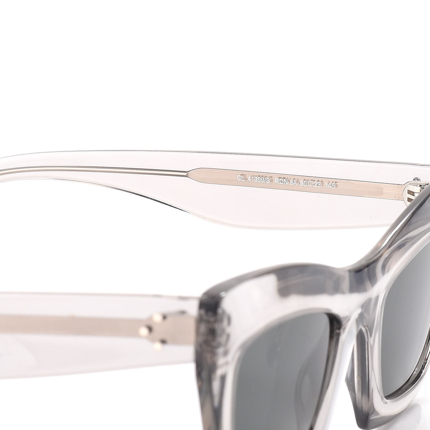CELINE Eva Cat Eye Sunglasses CL 41399/S Grey 261339 | FASHIONPHILE