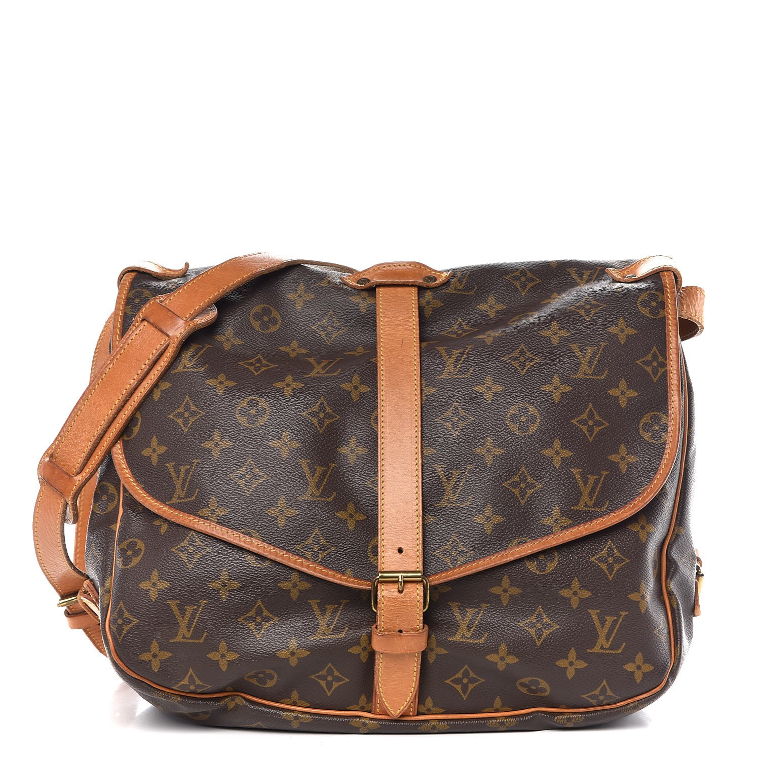 Louis Vuitton Messenger Saumur 35 Diaper Brown Monogram Canvas 