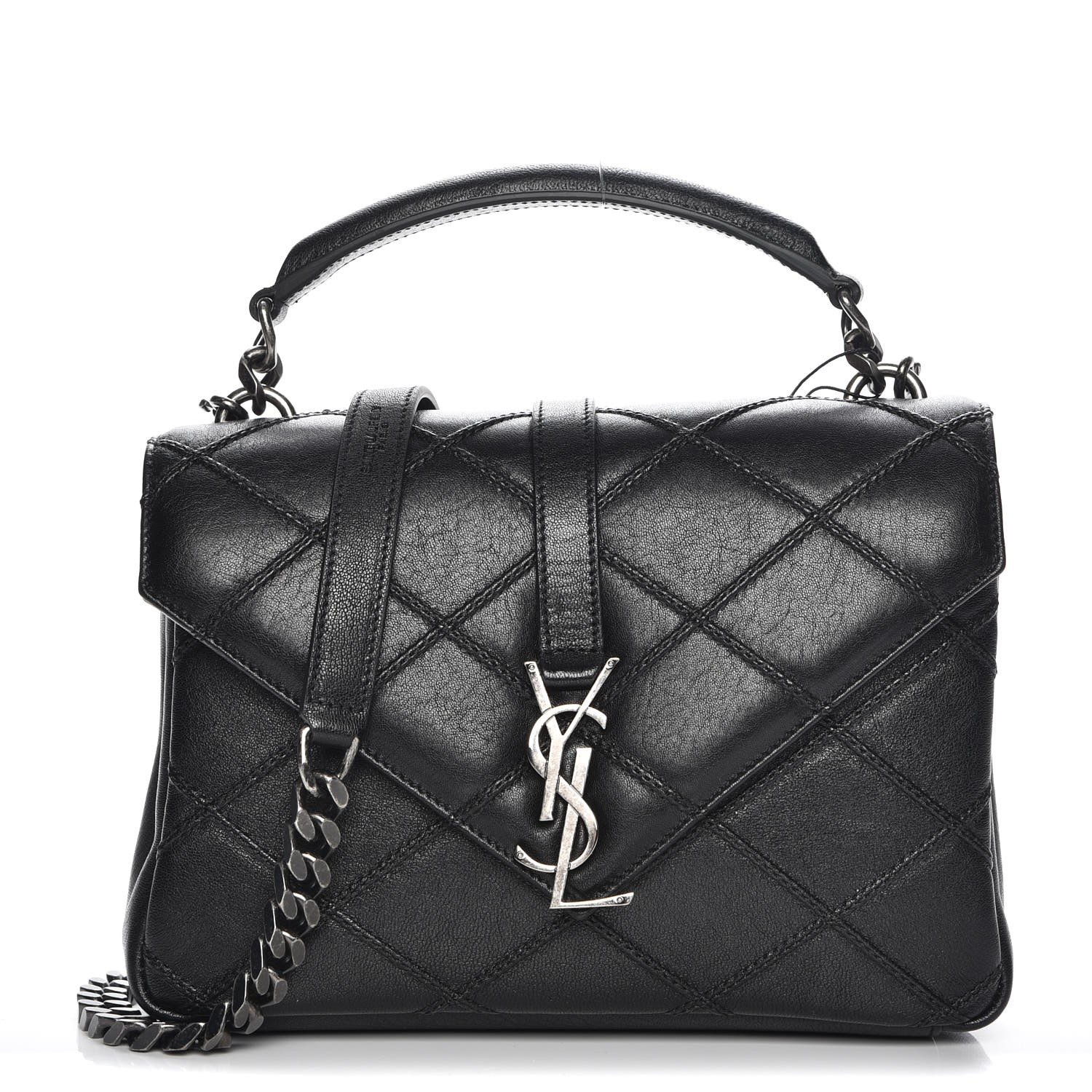 ysl diamond quilted bolsa