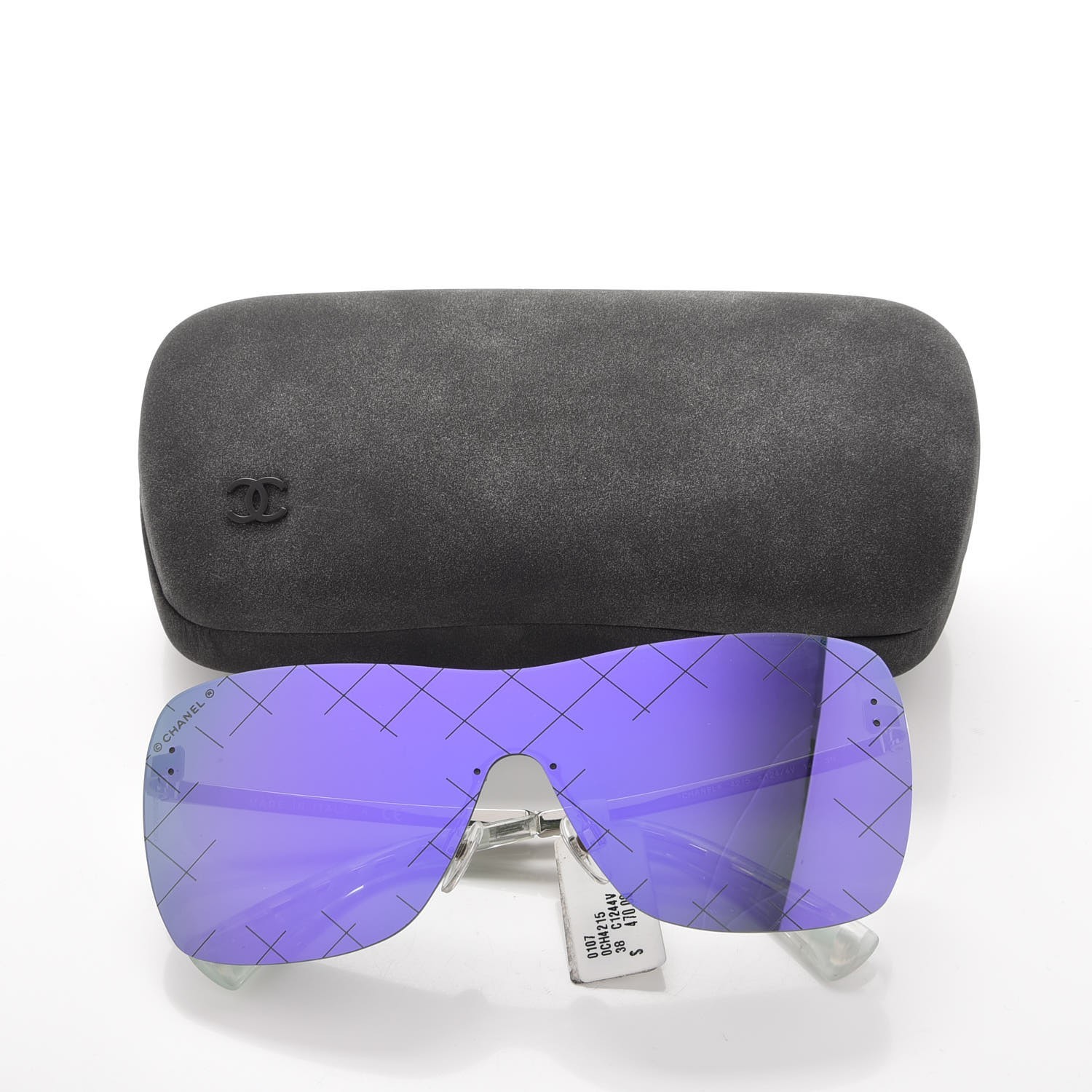 chanel purple sunglasses