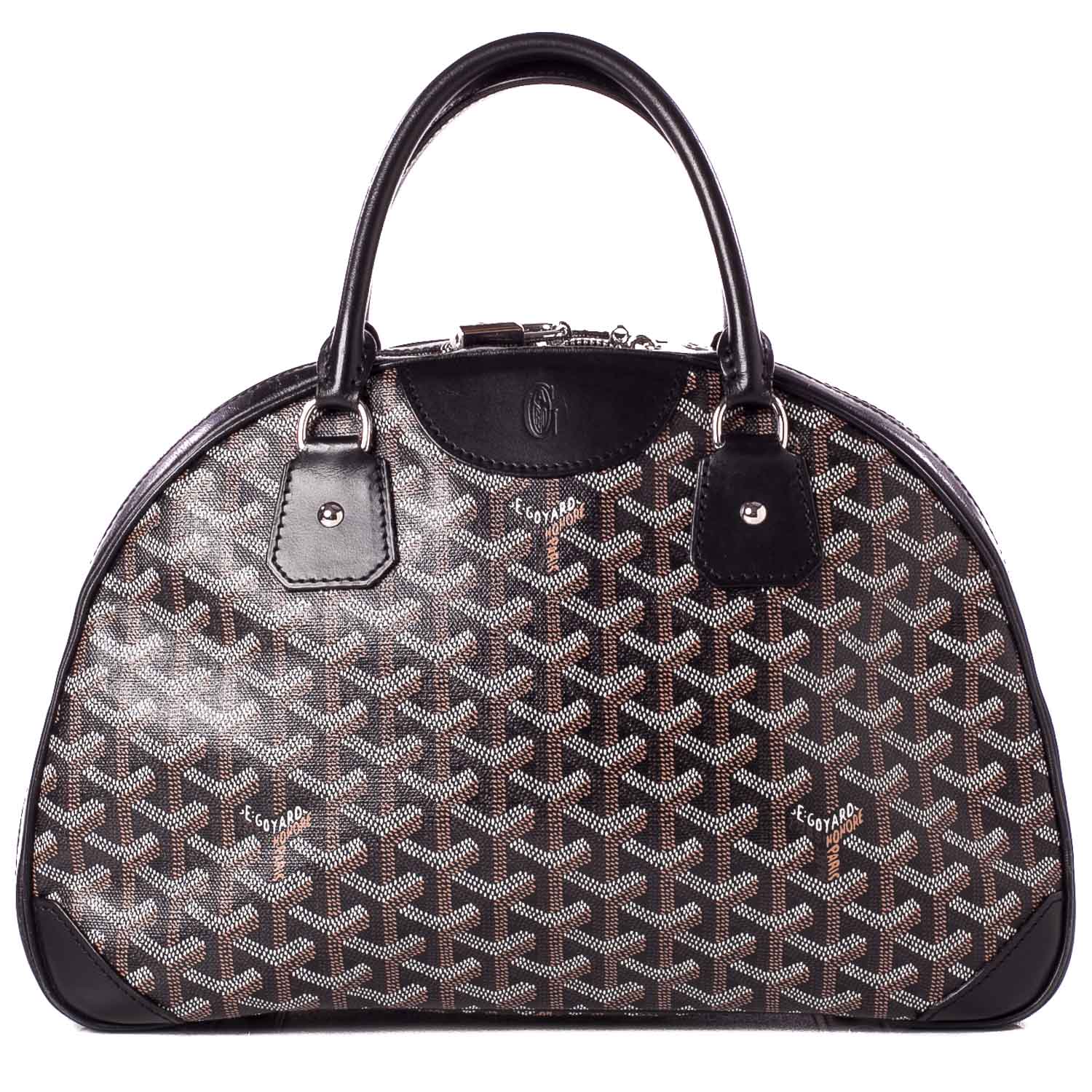 GOYARD Goyardine Saint Jeanne MM Bowler Black 38699