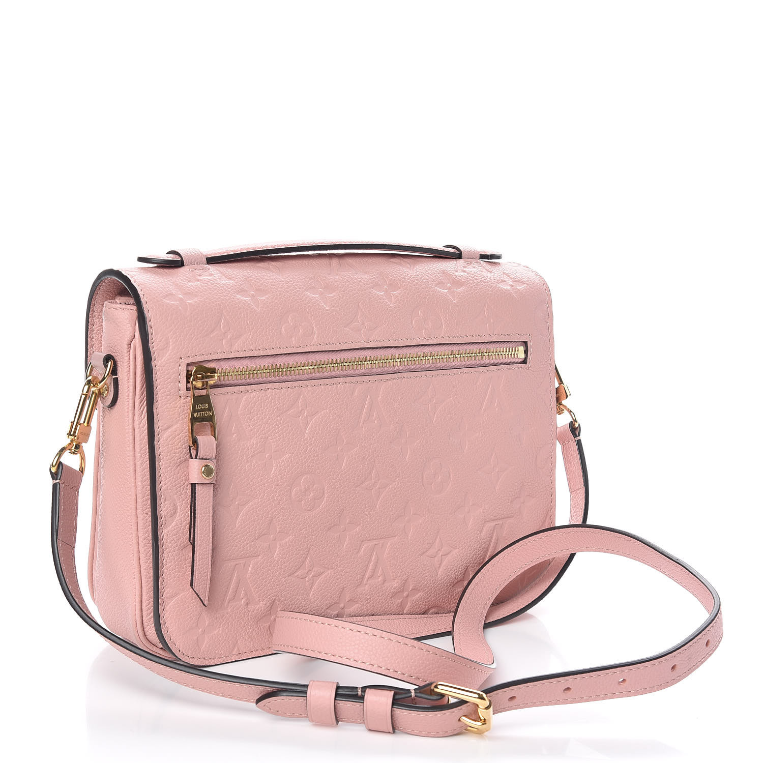 pochette metis rose poudre